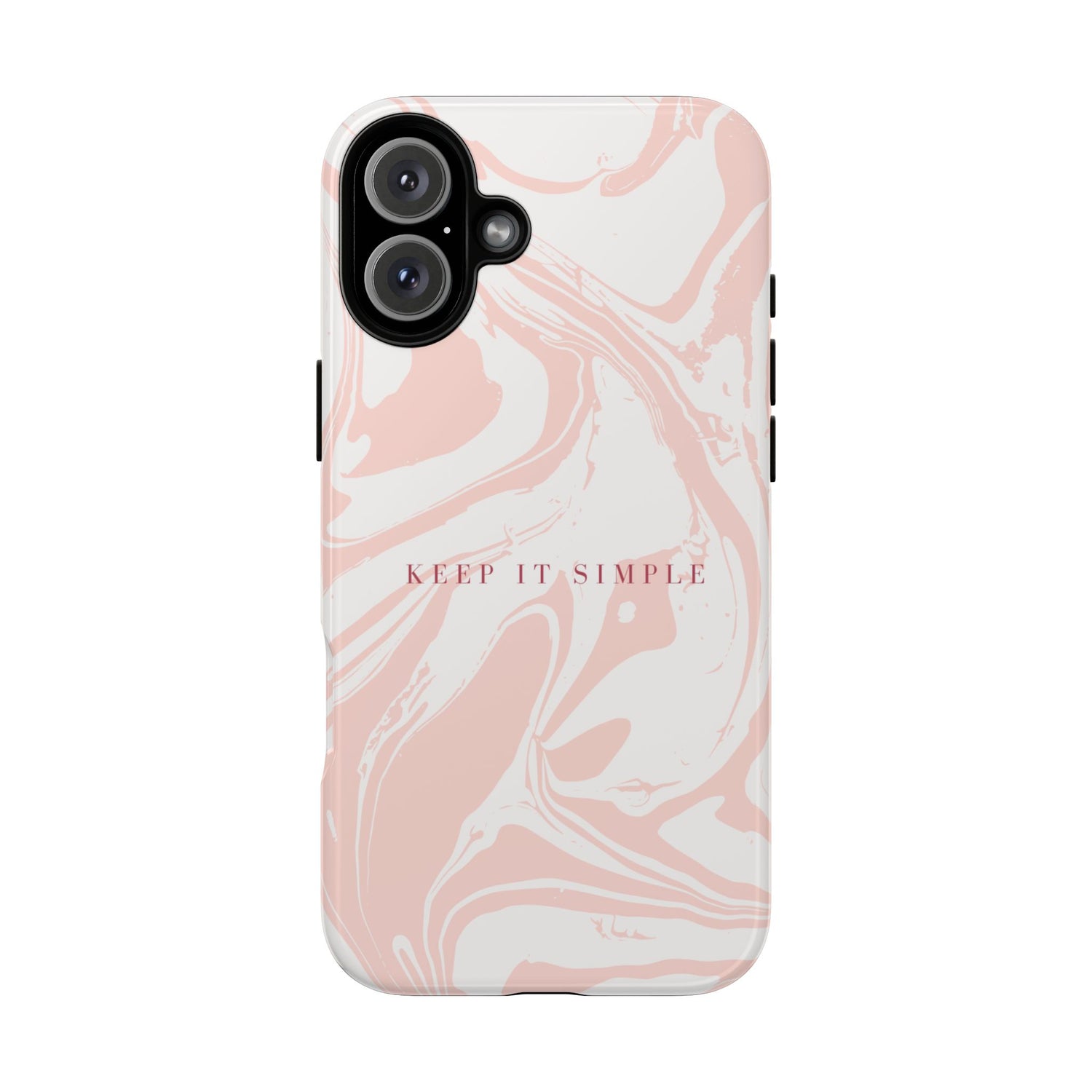 Simple Pink Marble Tough Case