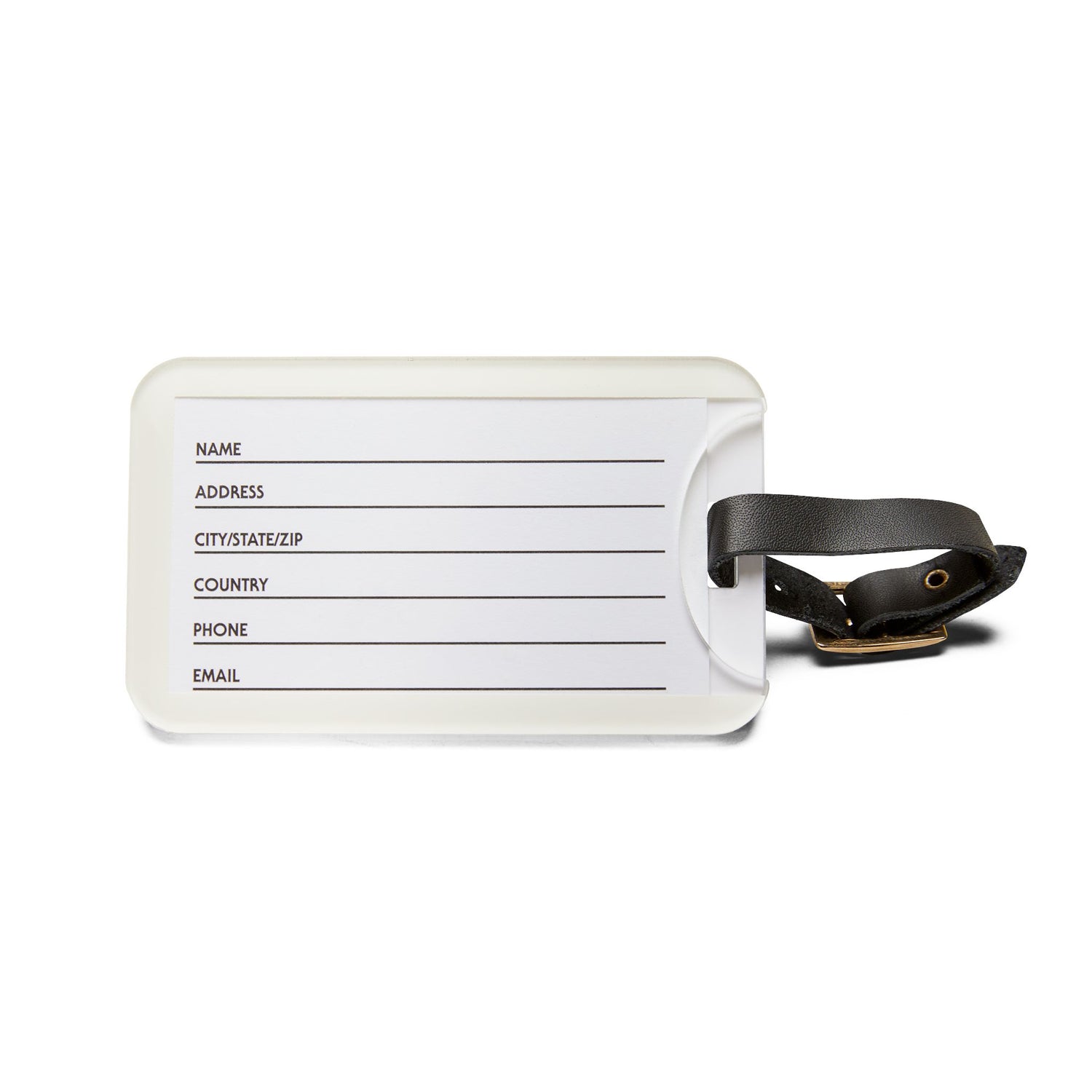 Avocado Print Luggage Tag