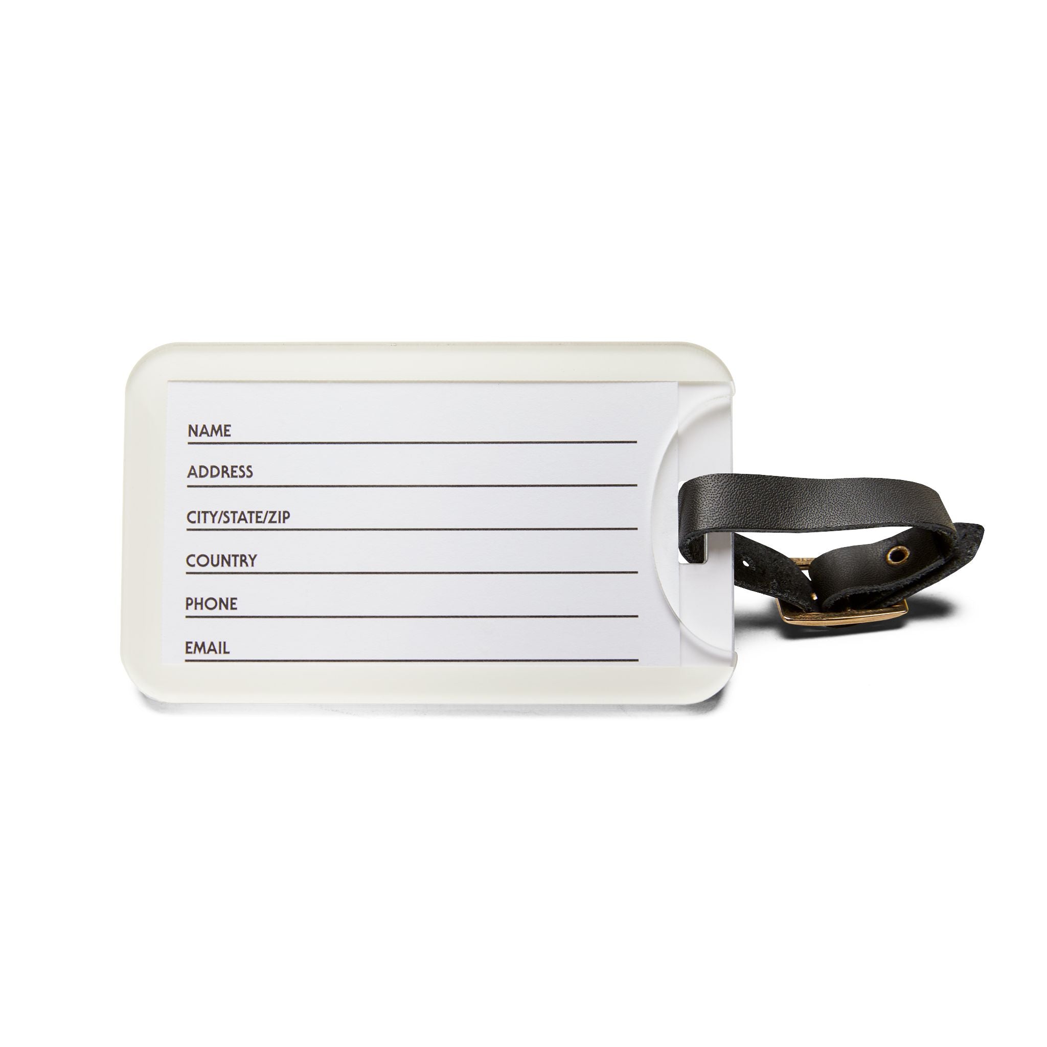 Avocado Print Luggage Tag