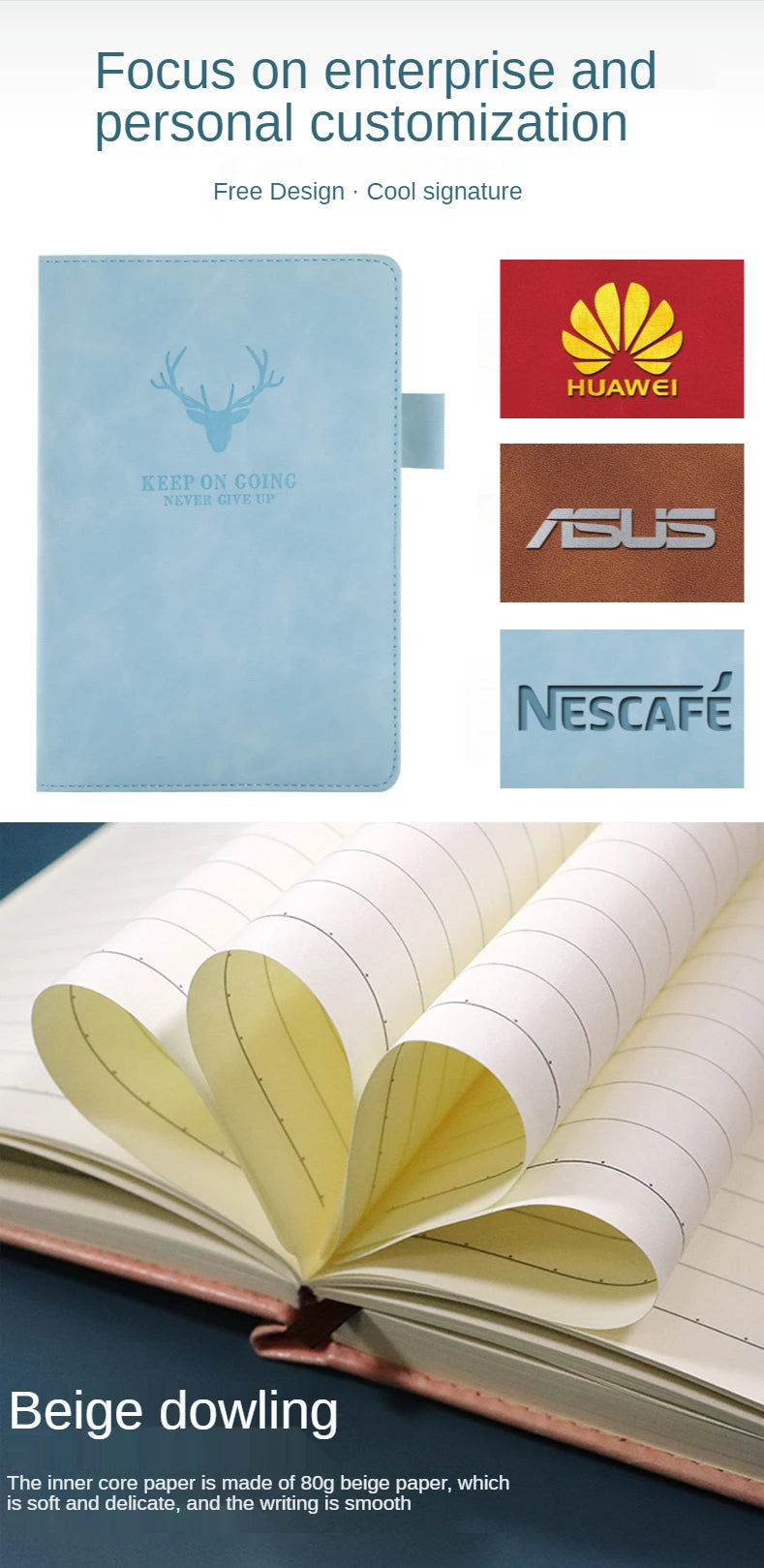 2023New 360 Pages Super Thick Leather A5 Journal Notebook Daily Business Office Work Notebooks Notepad Diary School Supplies Hot