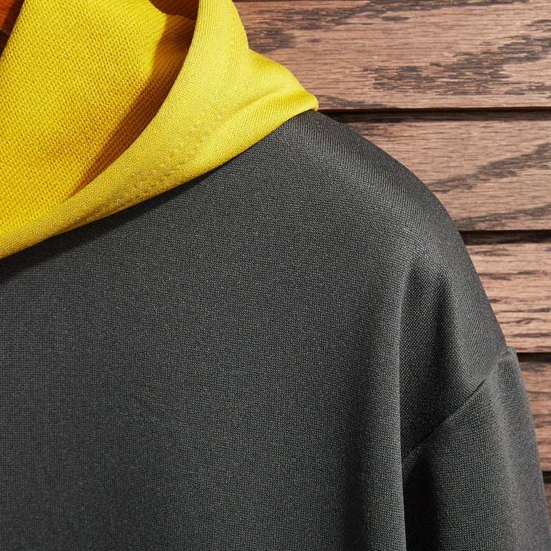 2022 New Men Casual Hoodies Sweatshirts Mens Spring Autumn Solid Color Fashion Harajuku Streetwear Hoodies Sweatshirts Tops Male