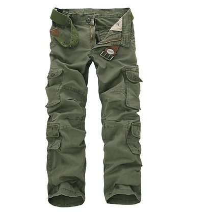 New men cargo pants mens Loose army tactical pants Multi-pocket trousers pantalon homme Big Size 46 Male Military Overalls