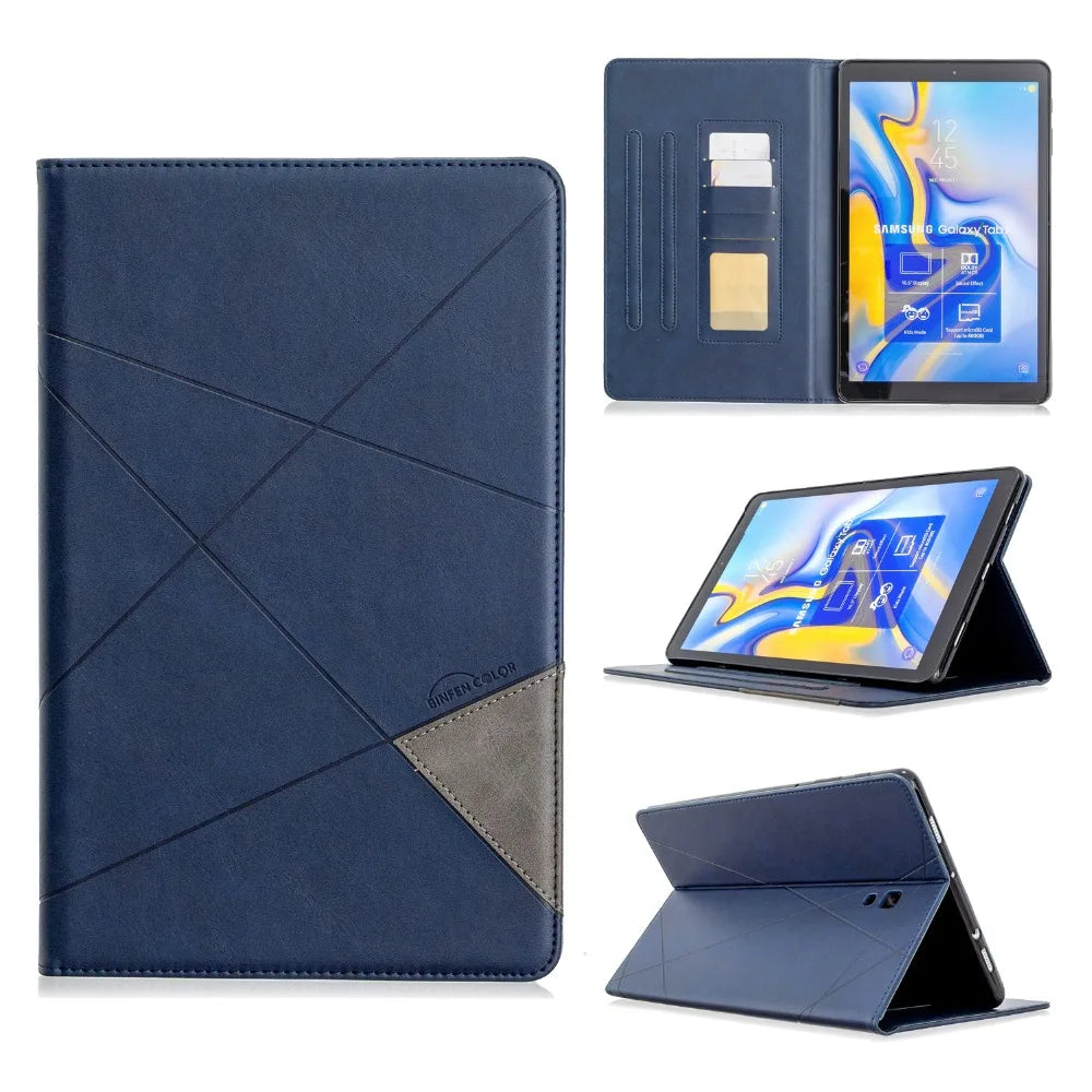 For Samsung Galaxy Tab A 10.5 2018 SM-T590 SM-T595 T590 T595 Tablet Case Wallet TPU Business Coque For Samsung Tab A 10 5 Cover