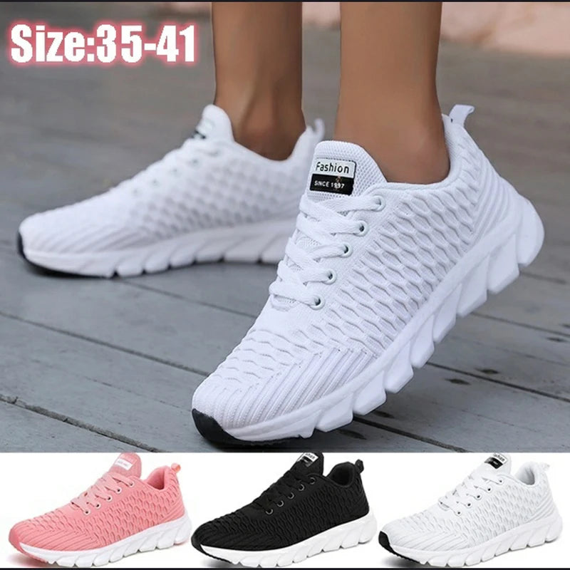 Fashion Women Sneakers Soft Women Vulcanize Sneakers Shoes Mesh Summer Sneakers Women Shoes Sneakers Shoes Woman Tenis Feminino