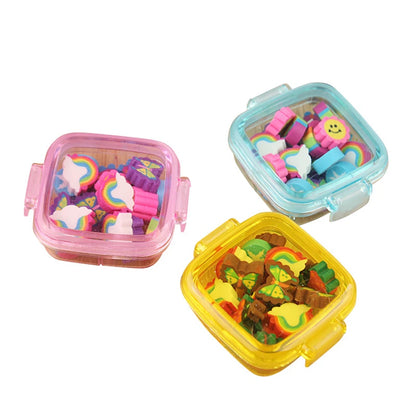 20 Pcs/Set Cute Rubber Eraser Kid Gift School Supplies Stationery Rubber School Supplies School Utiles Stationery