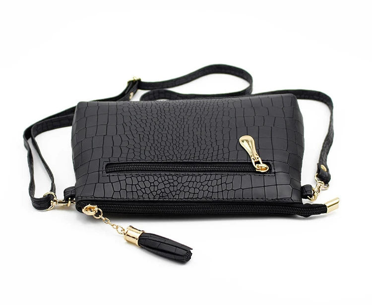 Yogodlns Crocodile Pattern Shoulder Bag For Women PU Leather Messenger Bag New Luxury Crossbody Bag Fashion Lady Handbag