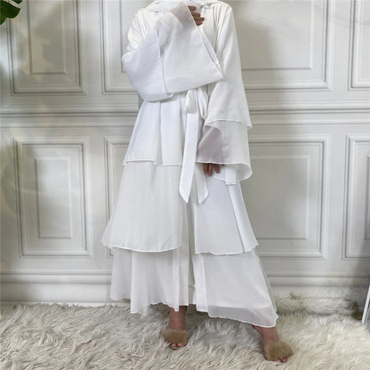 Modest Abaya Ramadan Dubai Robe Femme Musulmane Turkey Kaftan Islamic Clothing Muslim For Women Kimono Caftan Marocain Cardigan