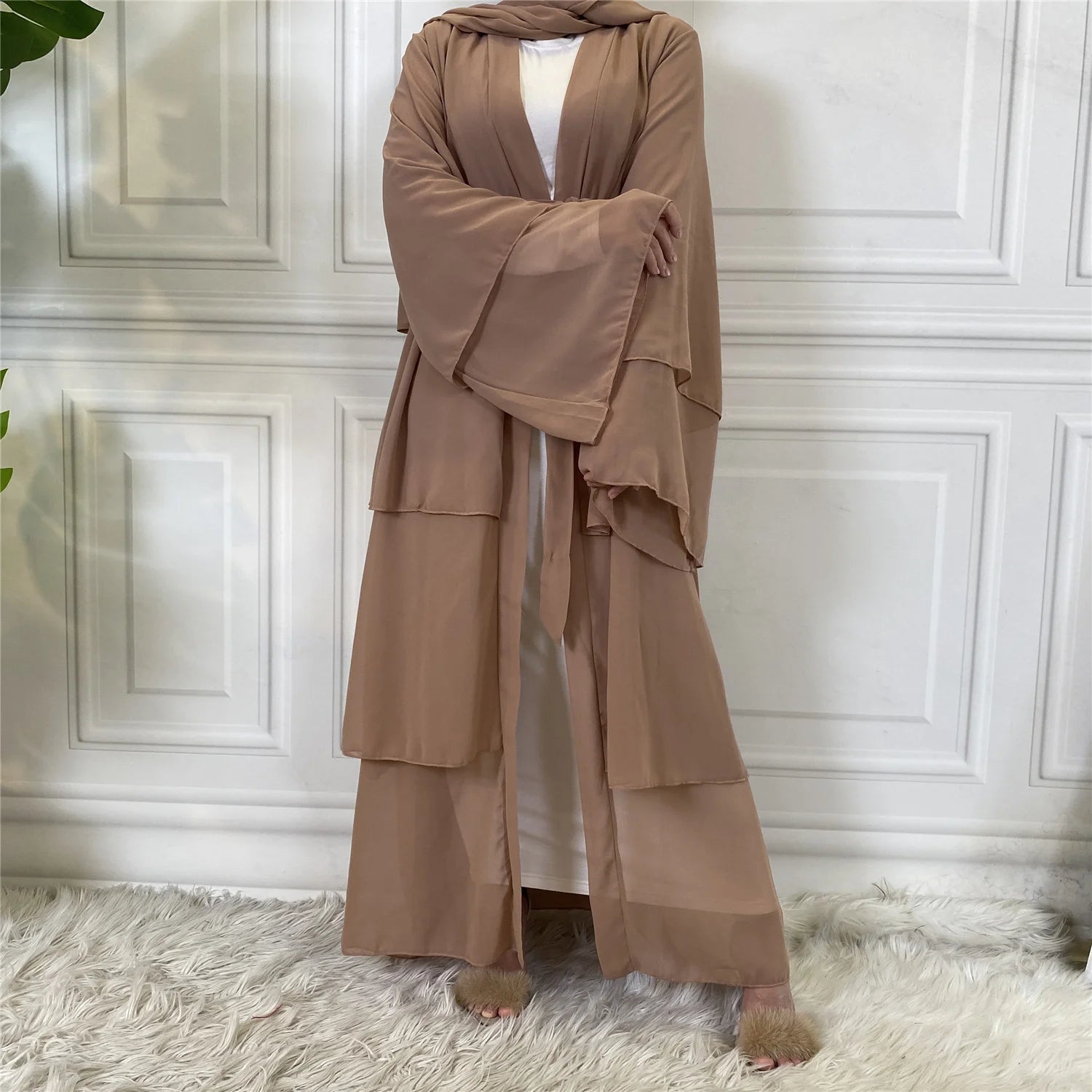 Modest Abaya Ramadan Dubai Robe Femme Musulmane Turkey Kaftan Islamic Clothing Muslim For Women Kimono Caftan Marocain Cardigan