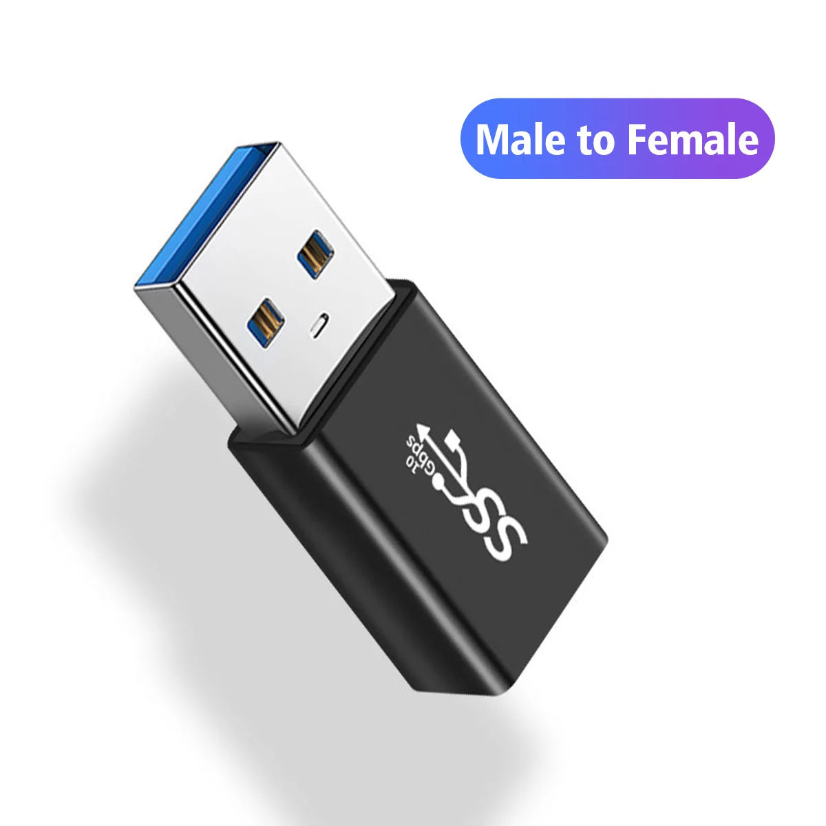 USB 3.0 Connector USB To USB Adapter 5Gbps Gen1 Male to Male Female USB Converter SSD HDD Cable Extender USB 3.0 Extension Plug