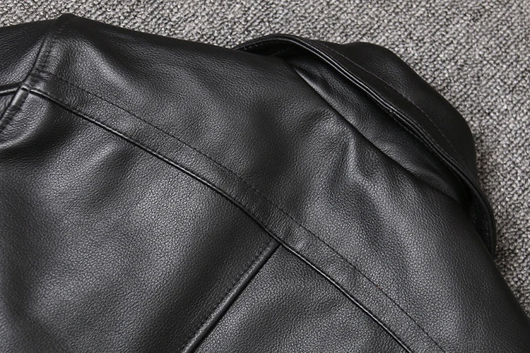 Genuine Leather Jacket Men&