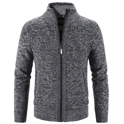 New Spring Autumn Knitted Sweater Men Fashion Slim Fit Cardigan Men Causal Sweaters Coats Solid Single Breasted Cardigan men