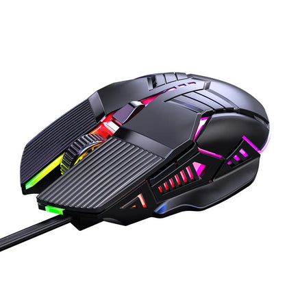 New USB Mouse Computer Wired Mouse Gaming Wired Mouse Glow Mute Mouse Office Gaming Universal PC Mouse Gamer Laptop Accessories