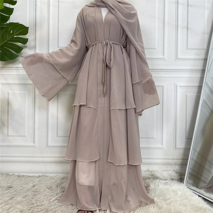 Modest Abaya Ramadan Dubai Robe Femme Musulmane Turkey Kaftan Islamic Clothing Muslim For Women Kimono Caftan Marocain Cardigan