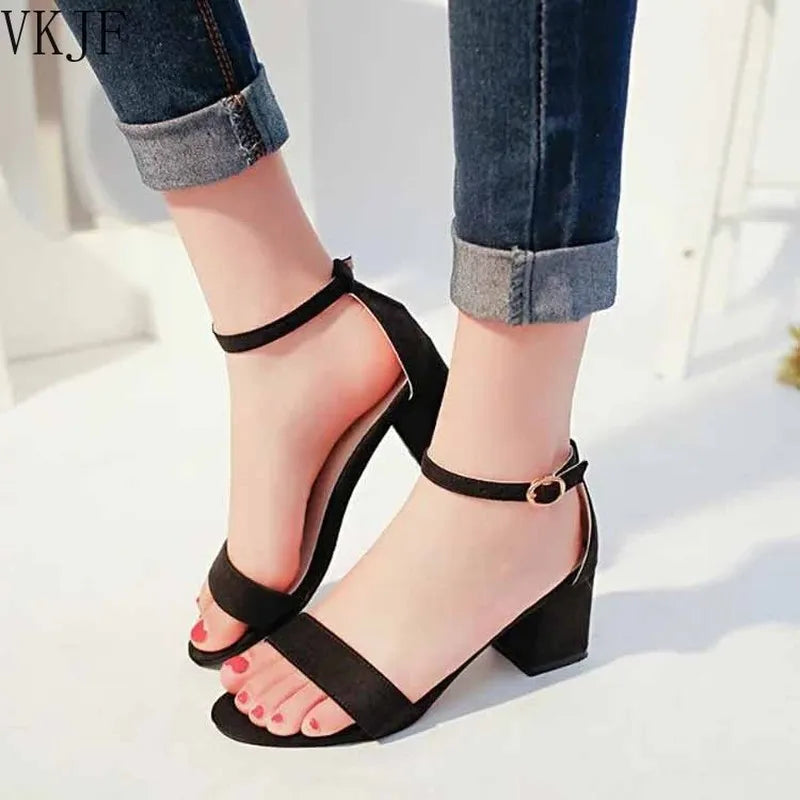 Hot 2022 Summer Women Shoes Pumps Dress Shoes High Heels Boat Shoes Wedding Shoes Tenis Feminino With Peep Toe Casual Sandals