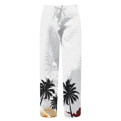 Summer Beach Hippie Harem Pants For Men Streetwear Baggy Boho Yoga Hawaiianss Drop Crotch Trouser Men&