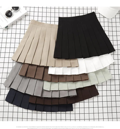 Brown Skirt Ladies 2022 Summer Clothes Women&