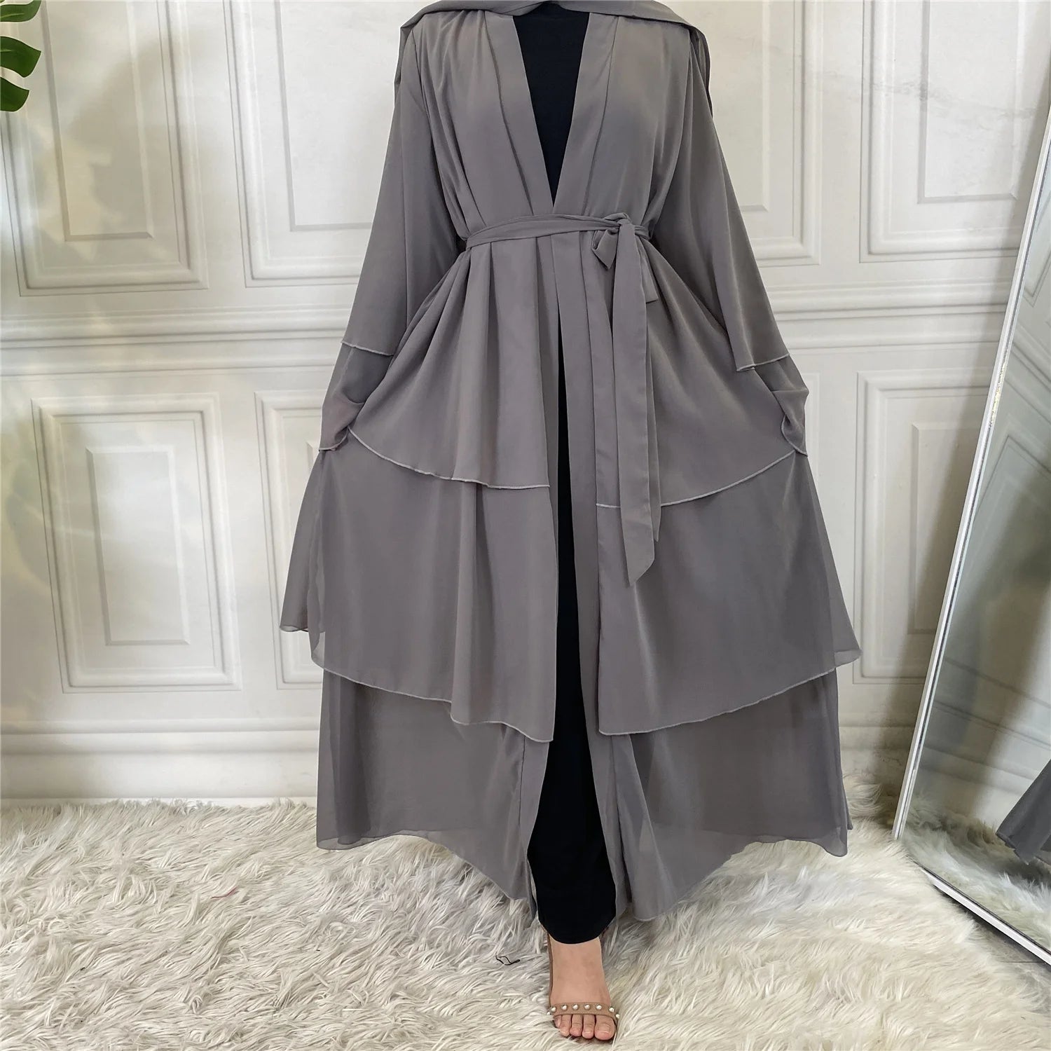 Modest Abaya Ramadan Dubai Robe Femme Musulmane Turkey Kaftan Islamic Clothing Muslim For Women Kimono Caftan Marocain Cardigan