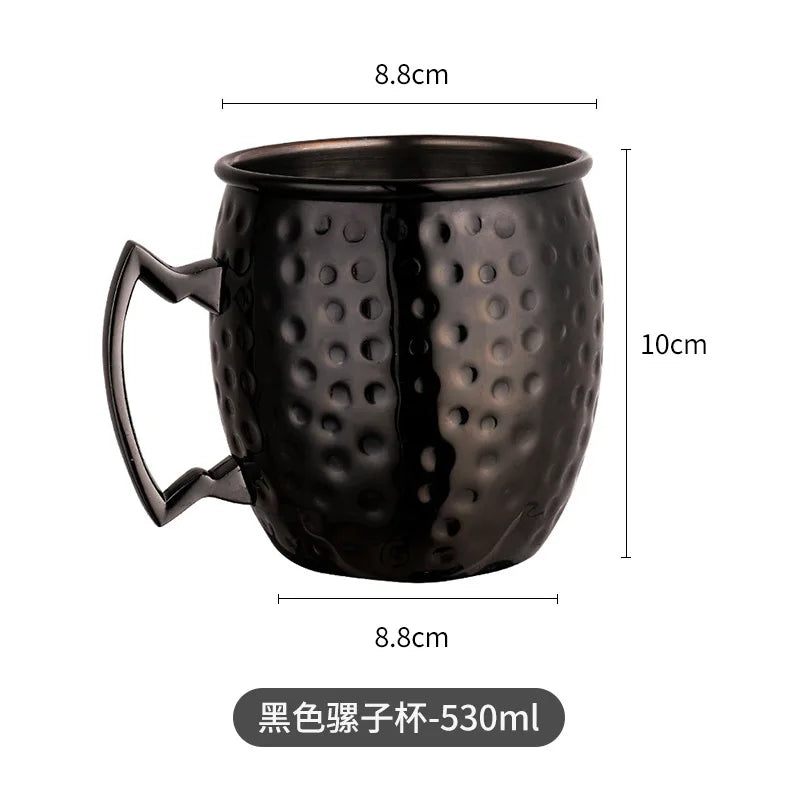 Moscow Mule Mugs 500ml Steel Cocktail Cup Beer Russia Moscow Mule Copper Mugs Bar Tools