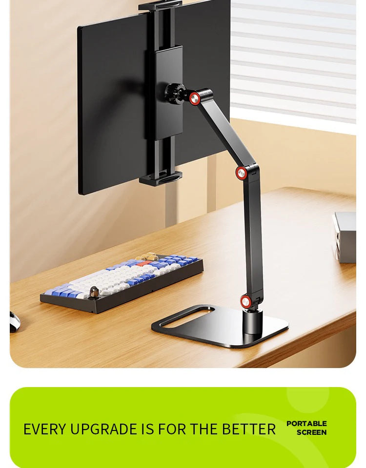 Monitor Holder Metal Portable Stand for 12 13 14 15 16 17 Inch Universal Expandable Display Base Vesa Mount 30cm Fixture