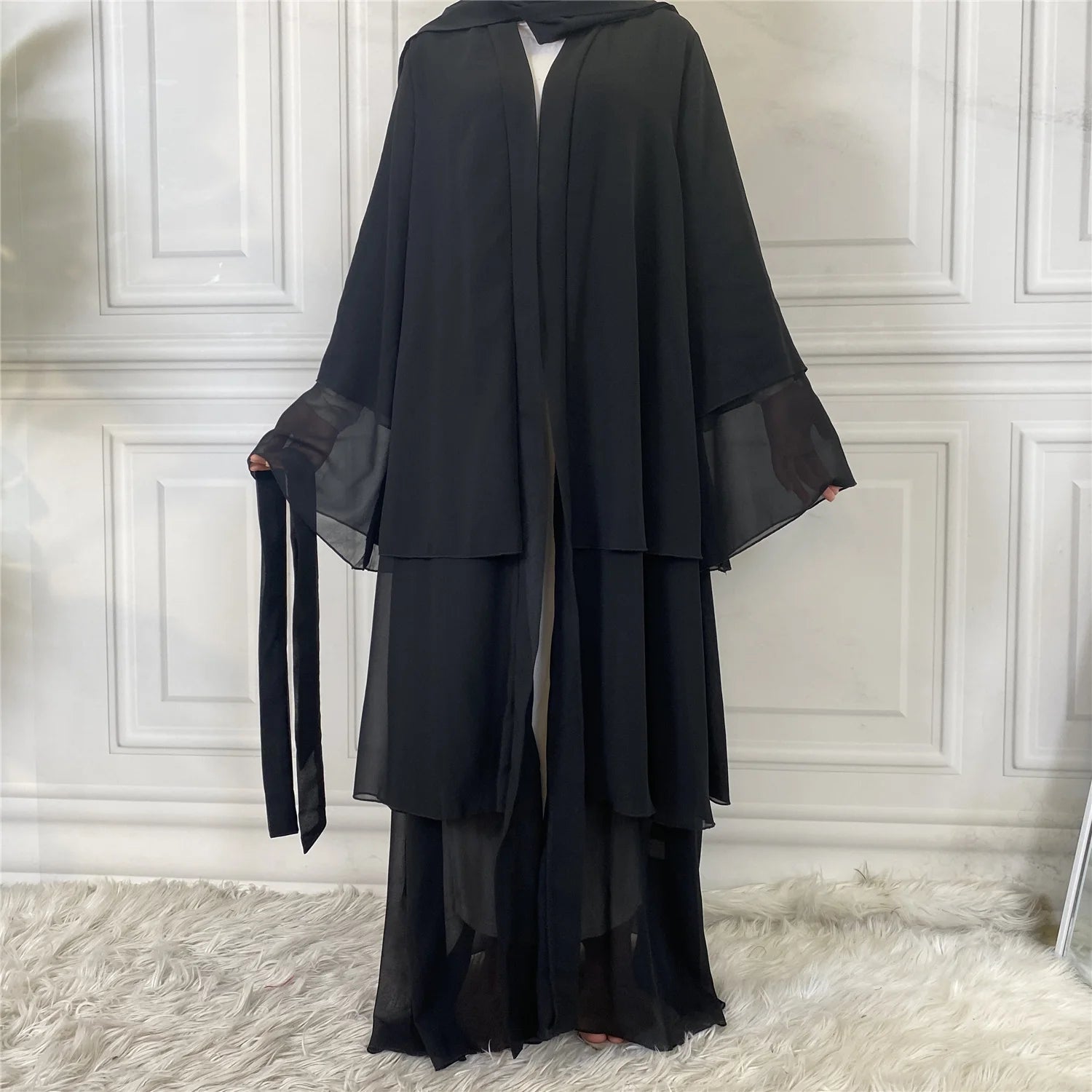 Modest Abaya Ramadan Dubai Robe Femme Musulmane Turkey Kaftan Islamic Clothing Muslim For Women Kimono Caftan Marocain Cardigan