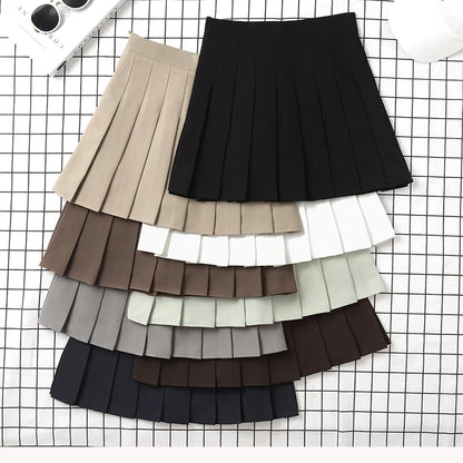 Brown Skirt Ladies 2022 Summer Clothes Women&