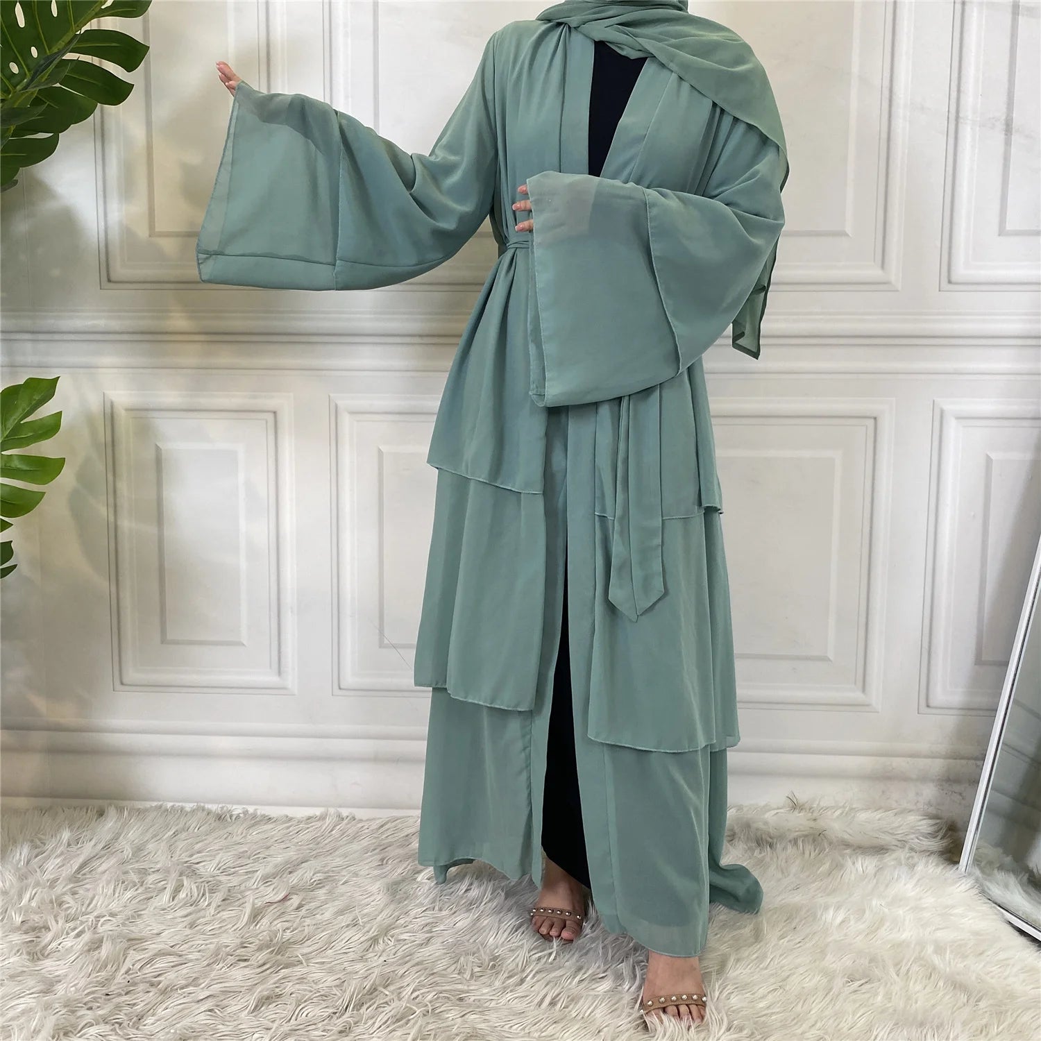 Modest Abaya Ramadan Dubai Robe Femme Musulmane Turkey Kaftan Islamic Clothing Muslim For Women Kimono Caftan Marocain Cardigan