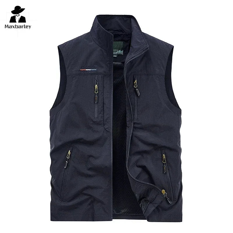 Sleeveless Jacket Vest Men&