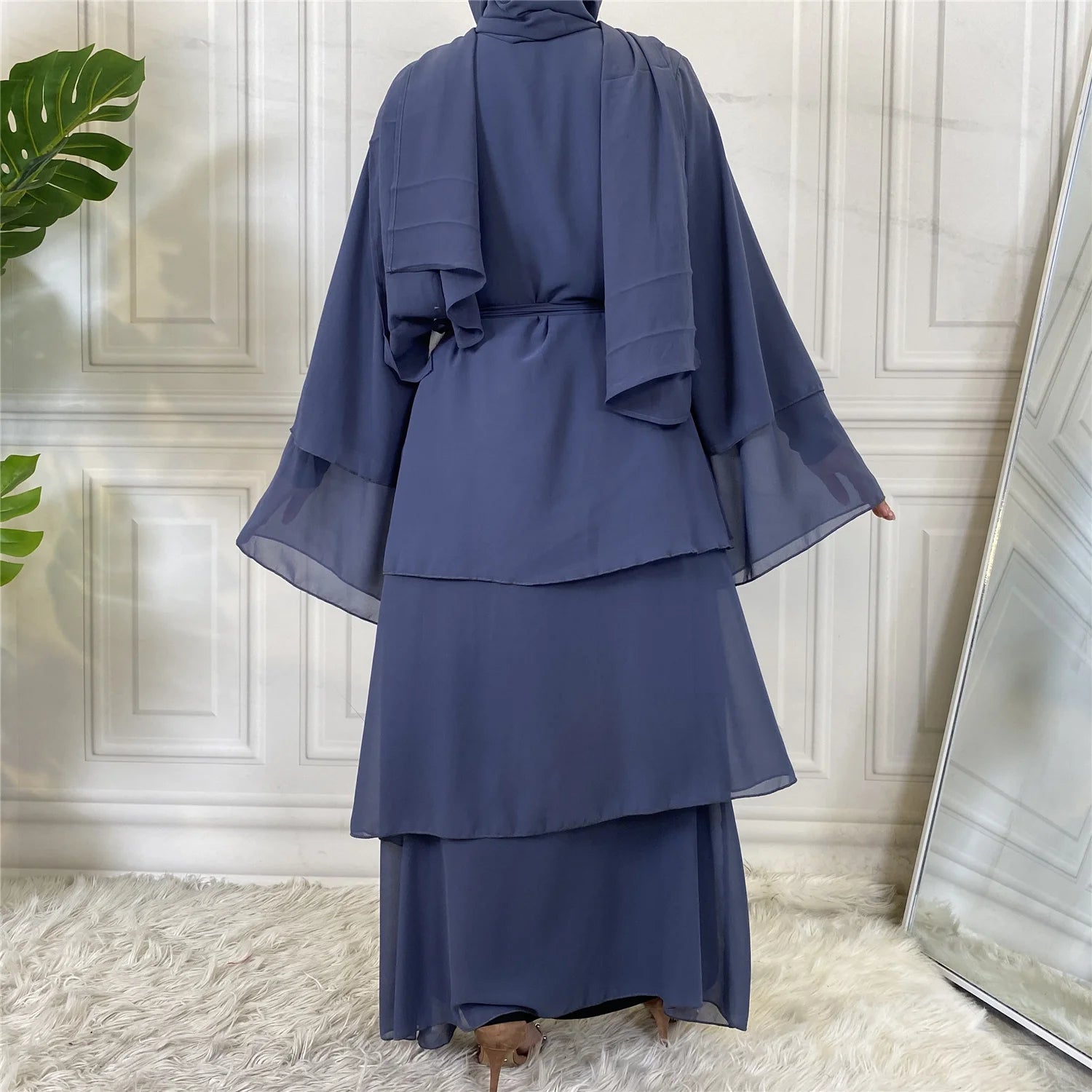 Modest Abaya Ramadan Dubai Robe Femme Musulmane Turkey Kaftan Islamic Clothing Muslim For Women Kimono Caftan Marocain Cardigan