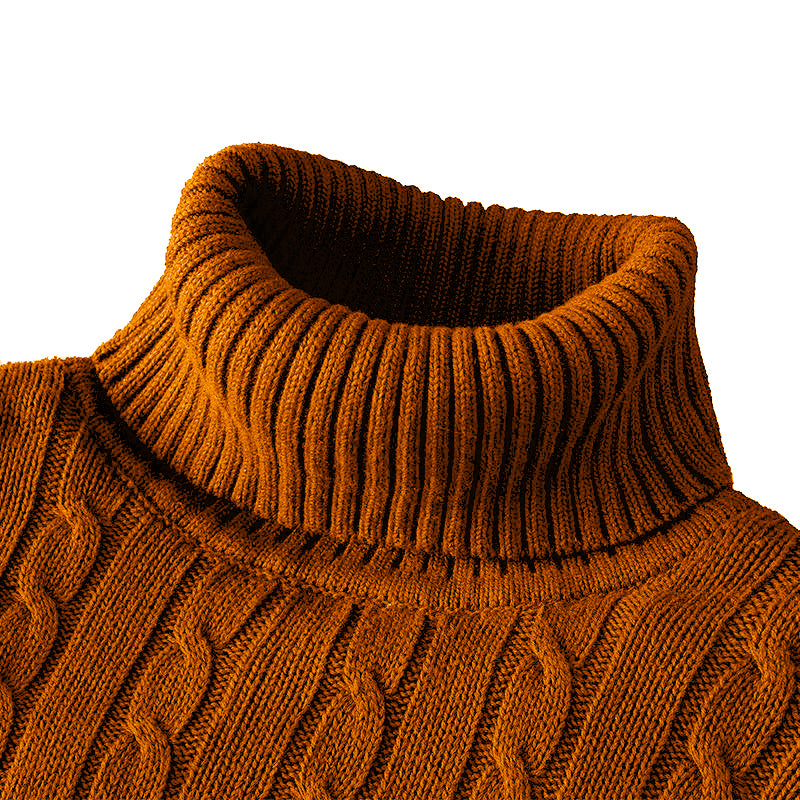 Winter Turtleneck Sweater New Men&