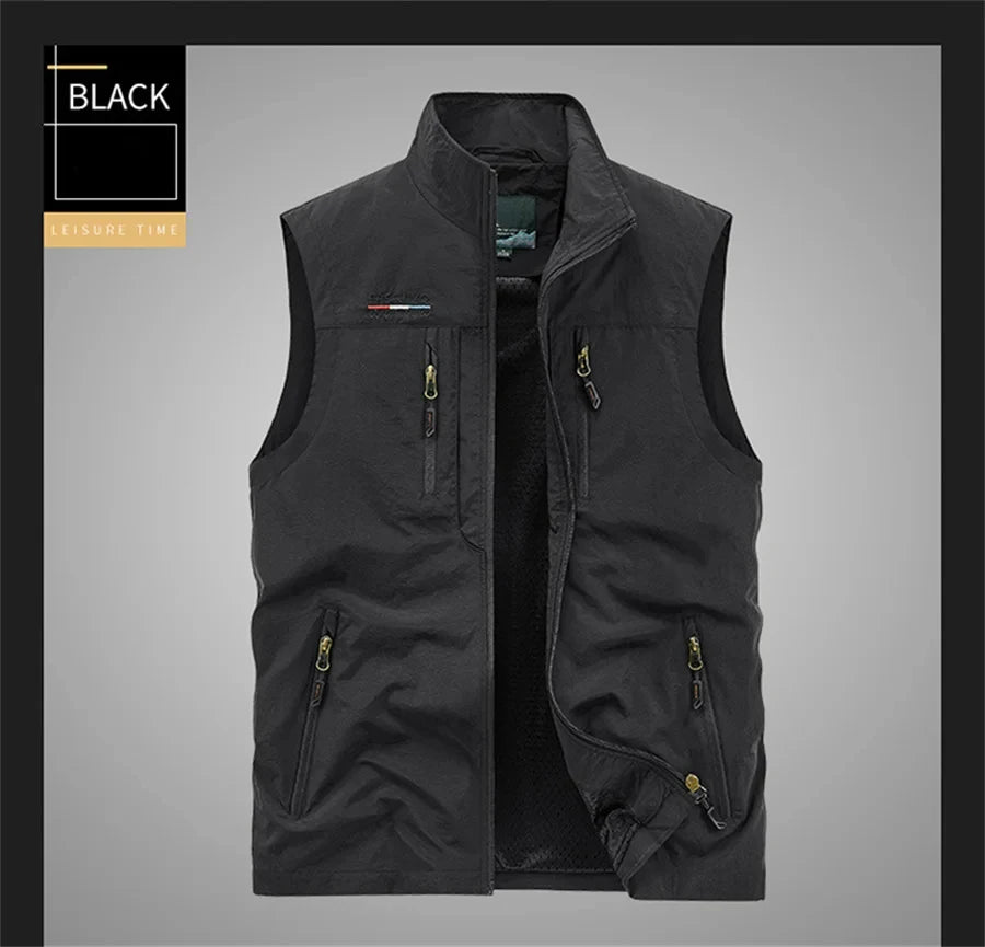 Sleeveless Jacket Vest Men&