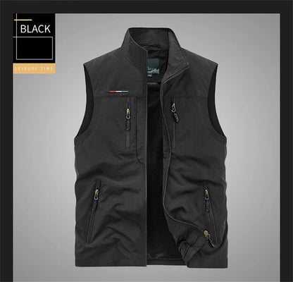 Sleeveless Jacket Vest Men&