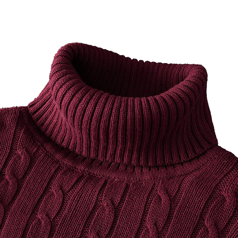 Winter Turtleneck Sweater New Men&