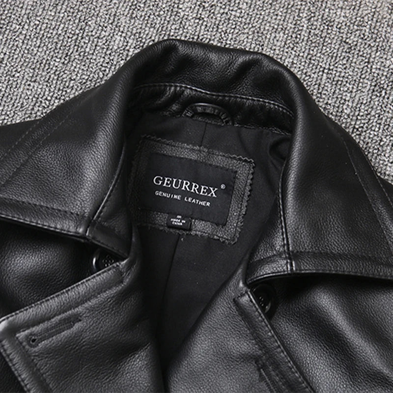 Genuine Leather Jacket Men&