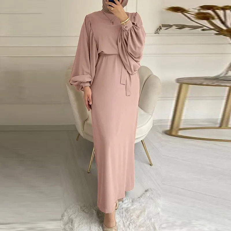 Modest Muslim Robe Dress with Long Sleeves - Perfect for Everyday Wear