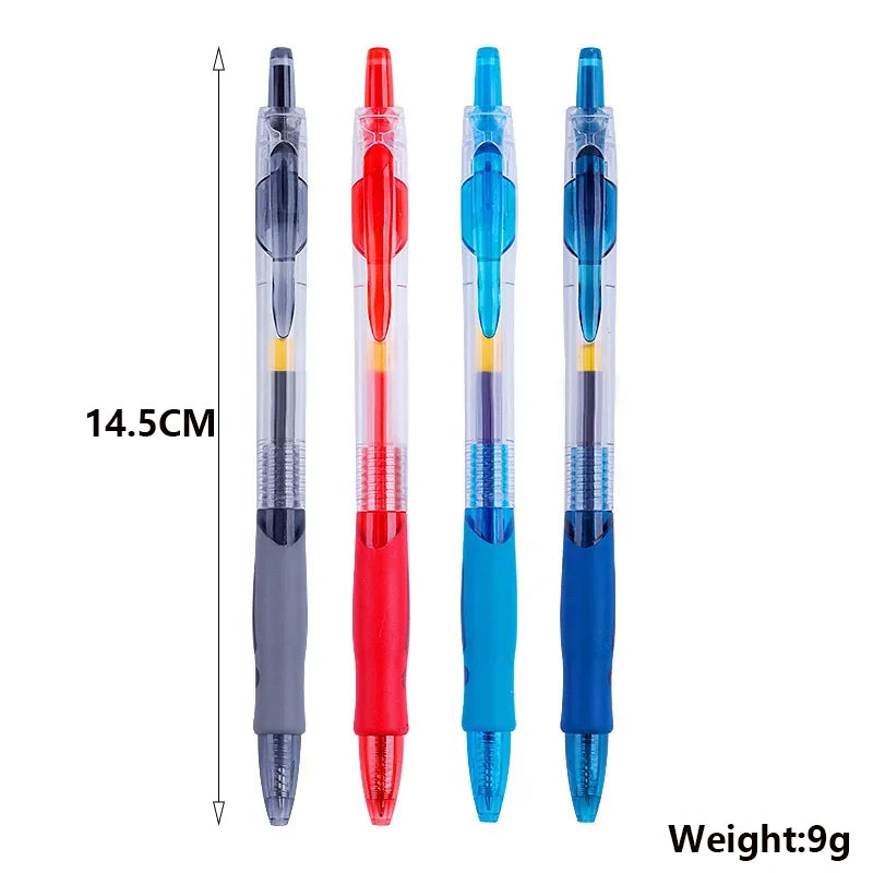 3pcs Gel Pen 20pcs Refill Cartridge Set Stationery 0.5mm Black/Red/Blue Office Pen Student School Ball Pen School Supplies