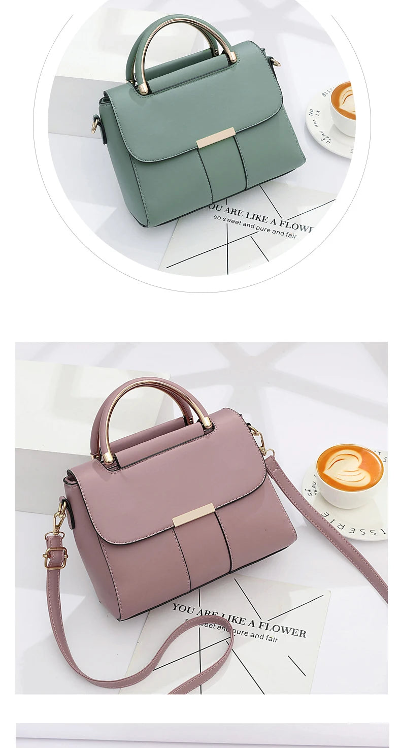 High Quality Leather Handbag Purse Women&