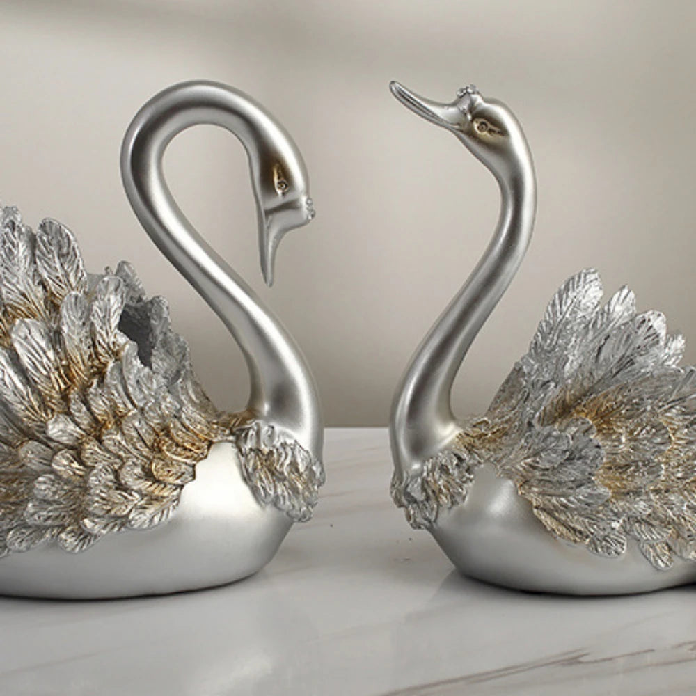 nordic home decor luxury  living room decorations for  luxury The swan symbolizing love is used for gift for boyfriend regalos