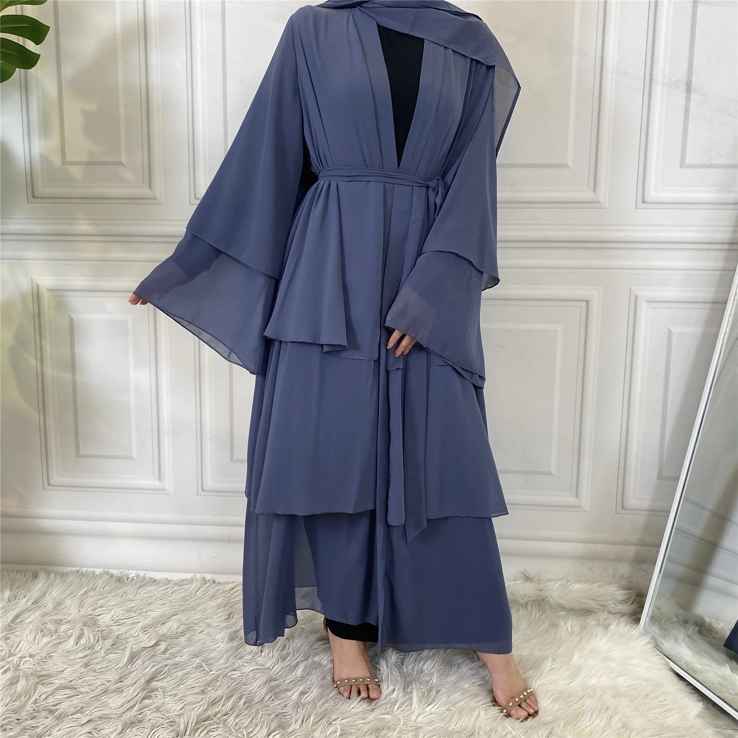 Modest Abaya Ramadan Dubai Robe Femme Musulmane Turkey Kaftan Islamic Clothing Muslim For Women Kimono Caftan Marocain Cardigan