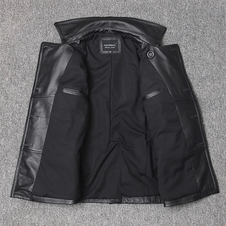 Genuine Leather Jacket Men&