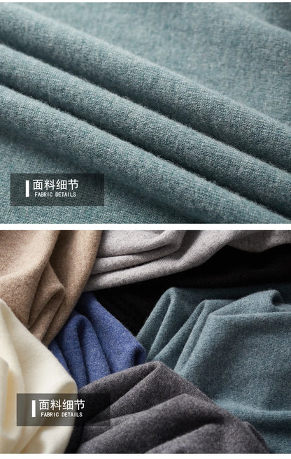 Autumn and winter new 100% merino cashmere sweater men&