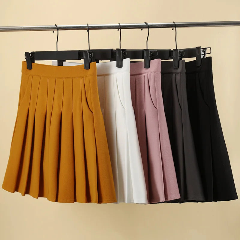 Brown Skirt Ladies 2022 Summer Clothes Women&