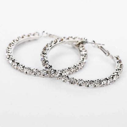 Accessories for Women Crystal Hoop Earrings for Women Valentine&