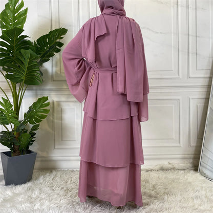 Modest Abaya Ramadan Dubai Robe Femme Musulmane Turkey Kaftan Islamic Clothing Muslim For Women Kimono Caftan Marocain Cardigan