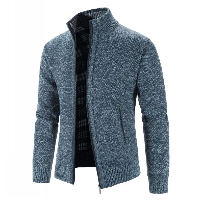 New Spring Autumn Knitted Sweater Men Fashion Slim Fit Cardigan Men Causal Sweaters Coats Solid Single Breasted Cardigan men