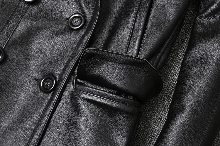 Genuine Leather Jacket Men&