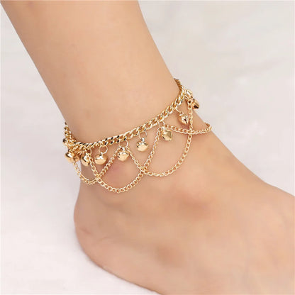 Tassel Bell Anklet Bracelets Beach Anklets for Women Fashion Jewelry