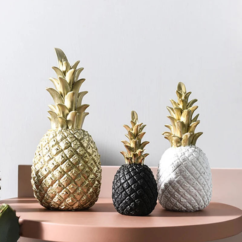 Nordic Home Decor Pineapple Ornaments Creative Fruit Shape Desktop Living Room Decor Wedding Gift Home Decoration Accessories