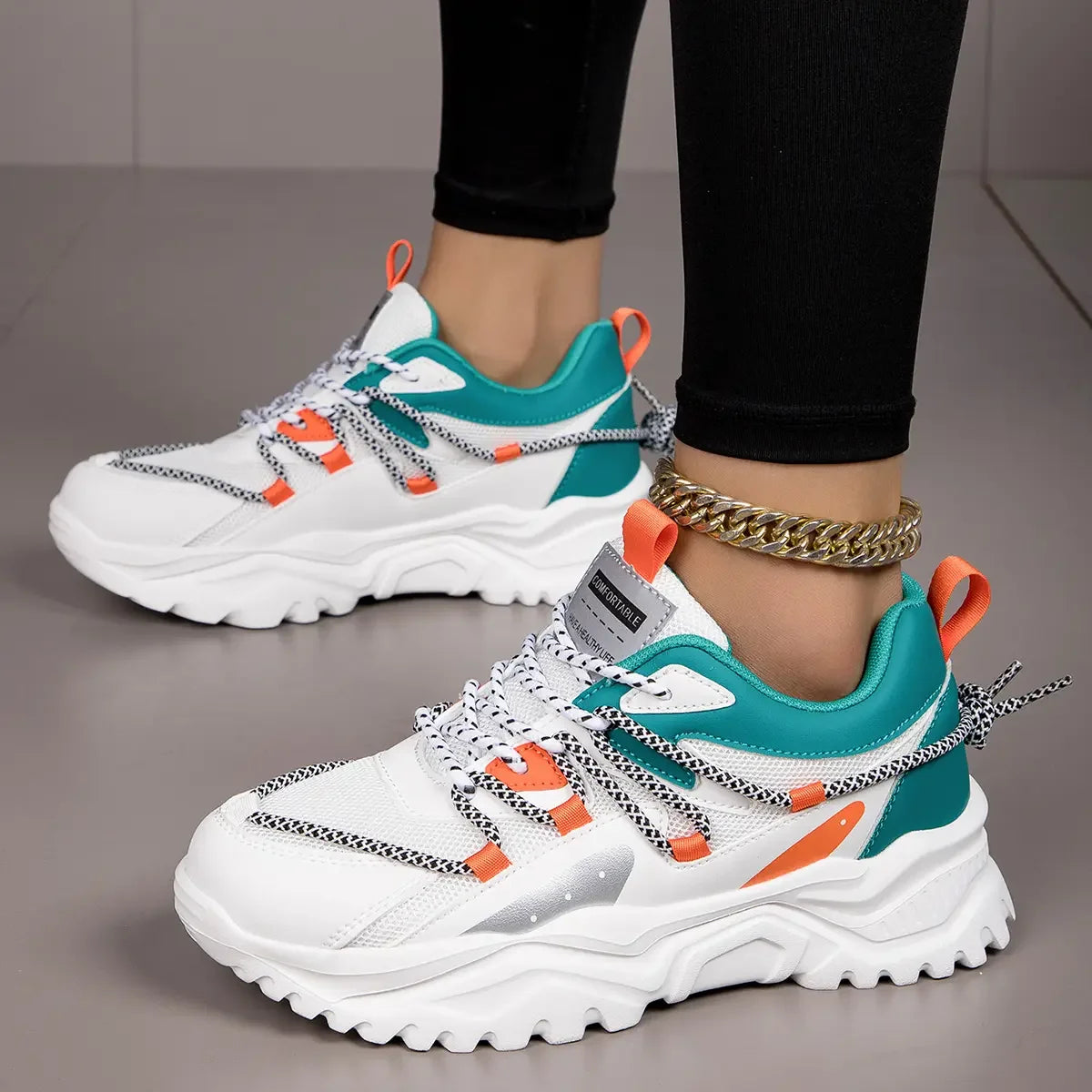 Women Breathable Sneakers Running Shoes Fitness Sports shoes Casual Shoes Sportwear Walking shoesRecreation woman