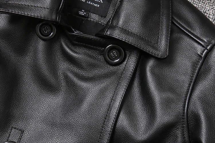 Genuine Leather Jacket Men&