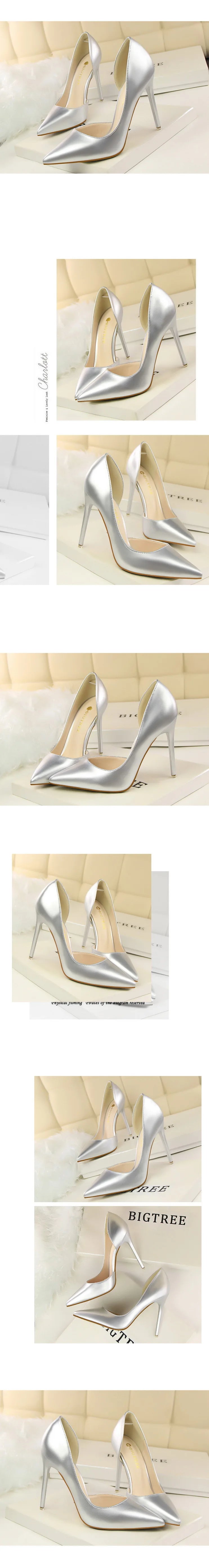 BIGTREE Shoes 2024 Women Pumps Patent Leather High Heels Stiletto Sexy Party Shoes OL Career Women Heels Office Shoes 12 Colors